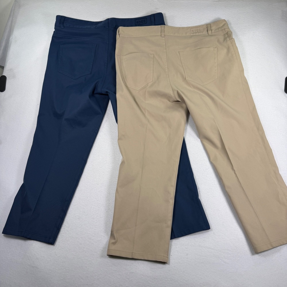 LOT OF 2 Peter Millar Crown Sport EB66 Pants 36x25 Cropped Performance Bundle - Picture 14 of 14